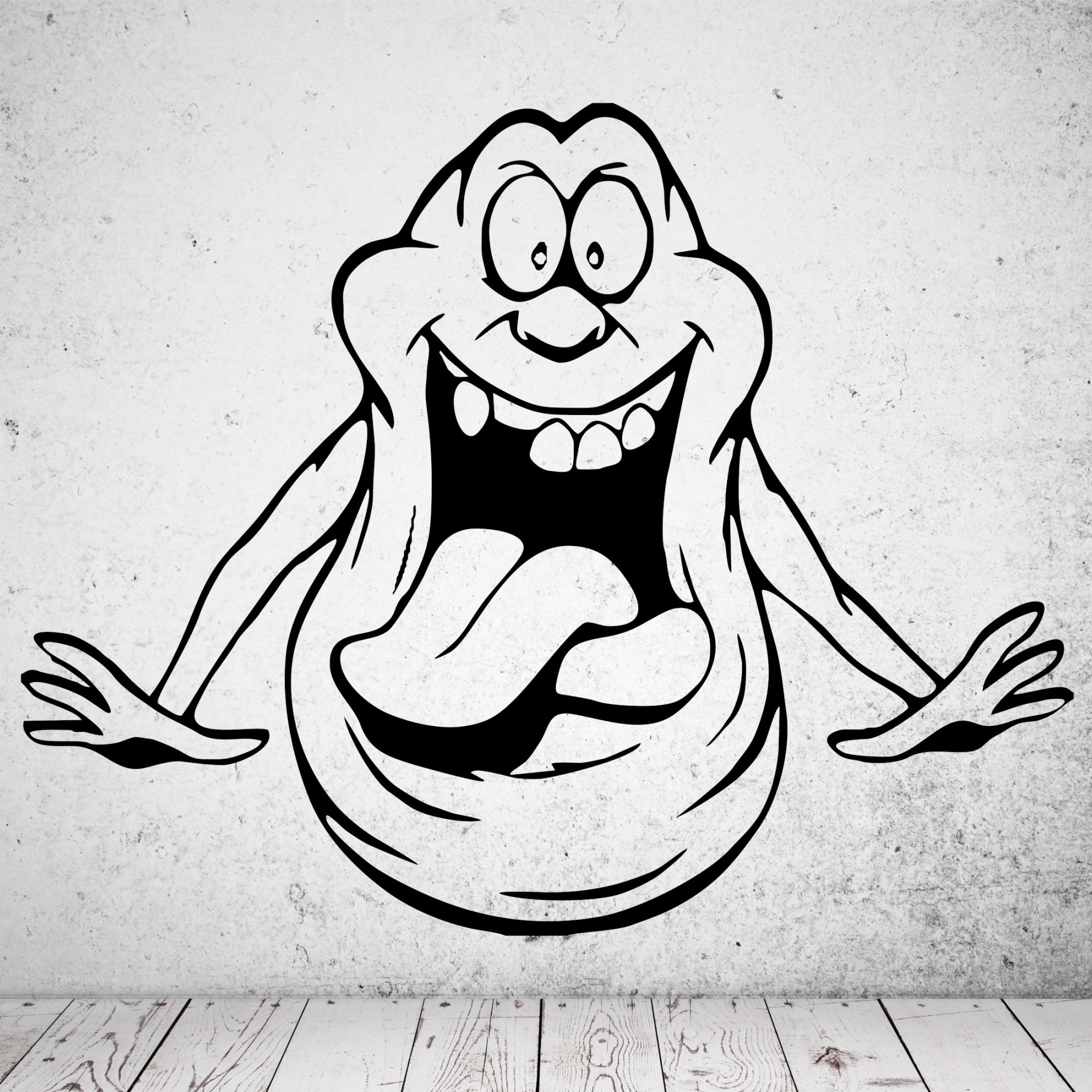 46215 Slimer Cartoon Wandsticker